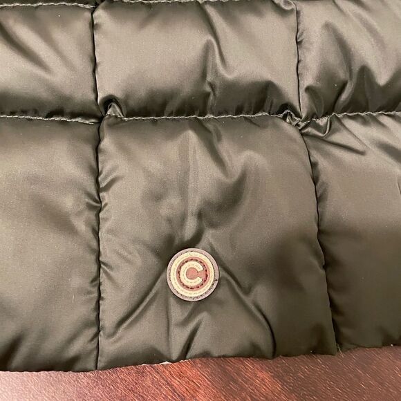 Colmar iridescent down puffer  jacket with side opening natural feather pudding - Picture 10 of 13